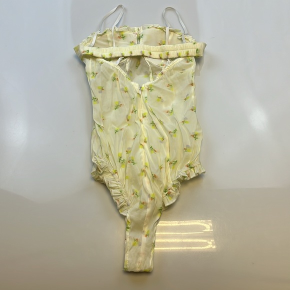 Fateen Floral Bejewelled Bodysuit N119-8 - Picture 7 of 8